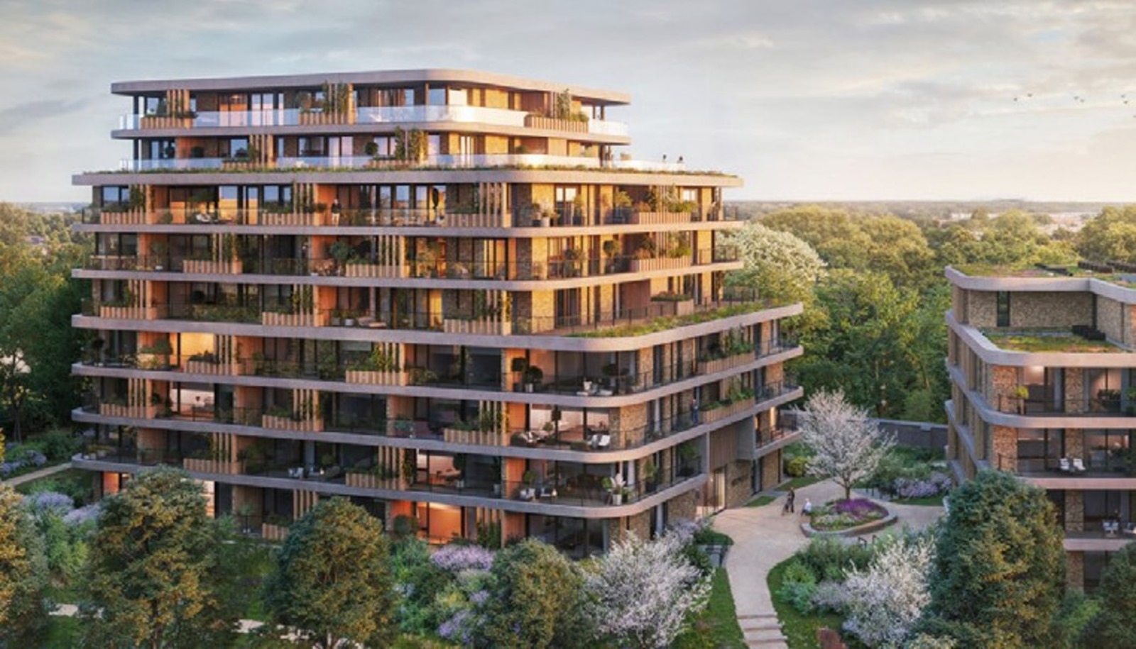 Groen landschap in Brainport Village